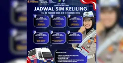 Informasi layanan SIM keliling Polres Metro Bekasi 2026 (Sumber: Facebook/@Humas Polres Metro Bekasi)
