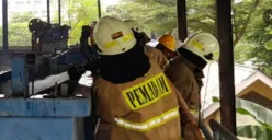 Kebakaran tangki air di IPA Muara Karang, Pluit, Penjaringan, Jakarta Utara, Rabu, 11 Februari 2026. (Sumber: Dok. Istimewa)