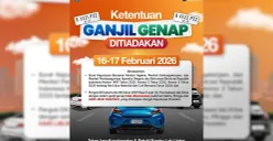 Pemprov DKI tiadakan ganjil genap (Sumber: Instagram/@dishubdkijakarta)