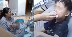 Rekaman CCTV menjadi bukti utama terungkapnya aksi kekerasan terhadap anak di sebuah rumah kawasan Ujungberung, Kota Bandung, Senin (16/2/2026). (Sumber: Instagram/@secerca.fakta)