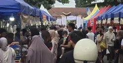 Ratusan warga saat memadati kawasan bazar Ramadhan Porwan Pandeglang. (Sumber: Dok. Porwan Pandeglang)