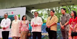 Gubernur Jakarta Pramono Anung di Taman Semanggi, Jakarta Selatan, Jumat 20 Februari 2026. (Sumber: Poskota/M Tegar Jihad)