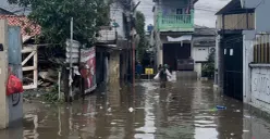 Update titik banjir di Jakarta. (Sumber: Poskota/Pandi Ramedhan)