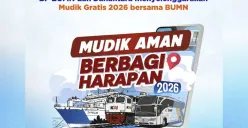 Program Mudik Gratis Askrindo 2026 menyediakan ribuan tiket bus gratis. (Sumber: Instagram/@askrindo)