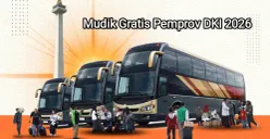 Periode pendaftaran mudik gratis Pemprov DKI Jakarta 2026. (Sumber: Instagram/@dishubdkijakarta)