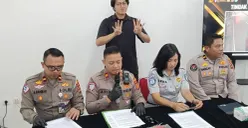 Satlantas Polres Bogor melakukan press release terkait kecelakaan akibat pengendara ugal-ugalan di jalan hingga sebabkan korban tewas. (Sumber: Istimewa)