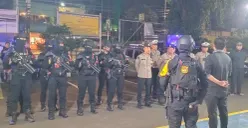Polsek Ciputat Timur menggelar patroli strong point untuk menekan aksi tawuran di Ciputat Timur selama Ramadhan. (Sumber: Dok. Polsek Ciputat Timur)