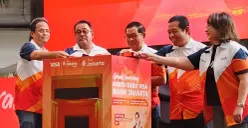 Peluncuran Kartu Debit Visa Bank Jakarta di Lippo Mall Kemang, Jakarta Selatan, Senin, 5 Januari 2026. (Sumber: Dok. Istimewa)