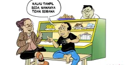 Obrolan Warteg hari ini. (Sumber: Poskota/Arif Setiadi)