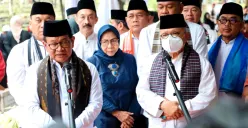 Gubernur DKI Jakarta, Pramono Anung (kiri) saat ziarah ke Makam M.H. Thamrin, Minggu, 11 Januari 2026 (Sumber: Kominfo)