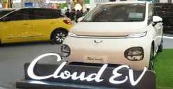 Mobil Wuling yang ditampilkan dalam pameran bertajuk "New Year New Drive". (Sumber: Wuling)