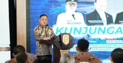 Bupati Pati, Sudewo terjaring OTT KPK atas dugaan suap jabatan di lingkungan pemerintahan desa. (Sumber: Instagram/@humaspati)