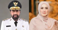 Sosok istri baru Gubernur Aceh Mualem yang bernama Vie Shantie Khan jadi sorotan. (Sumber: Kolase/Instagram)