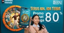 Promo BNI merayakan HUT ke-80. (Sumber: BNI)