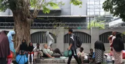 Tenda pengungsi warga negara asing (WNA) di belakang kantor United Nations High Commissioner for Refugees (UNHCR), Jalan Setiabudi Selatan, Jakarta Selatan, Sabtu, 4 Juli 2026. (Sumber: Istimewa)