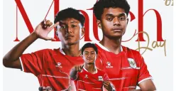 Link live streaming antara Timnas U17 Indonesia vs Malaysia akan tersaji pada laga persahabatan (friendly match) leg pertama yang berlangsung pada Sabtu, 4 Juli 2026. (Sumber: X/@TimnasIndonesia)