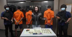 Tiga terduga pengedar narkoba lewat Instagram sebagai sarana transaksi di Jakarta Barat dan Kota Tangerang ditangkap. (Sumber: Dok. Polda Metro Jaya)