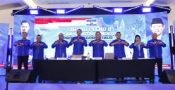 Musda DPD Partai Demokrat Gorontalo di Ballroom Hotel Fox, Kota Gorontalo, Minggu, 5 Juli 2026. (Sumber: Dok. Istimewa)
