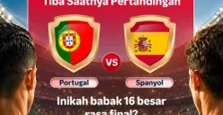 Cara nonton Piala Dunia 2026 Portugal vs Spanyol di babak 16 besar hari ini, Selasa, 7 Juli 2026. (Sumber: Instagram/@telkomsel)