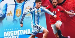 Link live streaming Argentina vs Mesir di 16 besar Piala Dunia 2026. (Sumber: Instagram/@fifaworldcup)