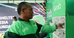 Sopir ojol di Shelter Grab Indonesia, kawasan Thamrin–Bundaran HI, Wisma Kosgoro, Menteng, Jakarta Pusat, Selasa, 7 Juli 2026. (Sumber: Dok. Pemprov Jakarta)