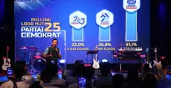 Ketua Umum Partai Demokrat, AHY membuka rangkaian HUT ke-25 Demokrat di Senayan, Jakarta Pusat, Rabu, 8 Juli 2026. (Sumber: Dok. Istimewa)