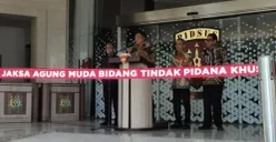Jaksa Agung Muda Tindak Pidana Khusus (Jampidsus) Kejaksaan Agung Febrie Adriansyah saat konferensi pers di Gedung Bundar Kejaksaan Agung, Jakarta Selatan, Jumat, 10 Juli 2026. (Sumber: Poskota/Ali Mansur)