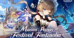 Genshin Impact salah satu game open world gratis terbaik 2026 untuk Android dan iOS. (Sumber: Play Google)