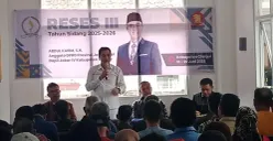 Anggota DPRD Jabar, Abdul Karim saat menggelar Reses III Tahun Sidang 2025-2026 di Desa Ciwalen, Kecamatan Warungkondang, Kabupaten Cianjur, Senin, 15 Juni 2026. (Sumber: Dok. Istimewa)