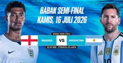 Link live streaming Inggris vs Argentina di semifinal Piala Dunia 2026 hari ini, Kamis, 16 Juli 2026. (Sumber: Instagram/@folaplay_apps)