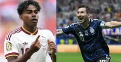 Spanyol dan Argentina bersiap menghadapi final Piala Dunia 2026 yang diprediksi berlangsung sengit dengan duel menarik antara Lamine Yamal dan Lionel Messi. (Sumber: FIFA)