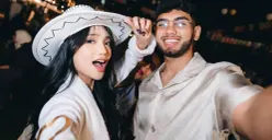 Potret kebersamaan Fuji dan Rakin Khan di momen ulang tahun Galasky. (Sumber: Instagram/@fuji_an)