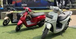 VinFast resmi mengumumkan harga motor listrik Evo, Feliz II, dan Viper di Indonesia. (Sumber: Poskota/Aldi Harlanda Irawan)