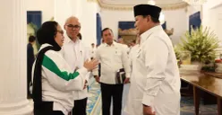 Kepala Badan Gizi Nasional (BGN) Nanik Sudaryati Deyang (kiri) bersama Presiden Prabowo Subianto (kanan). (Sumber: Istimewa)