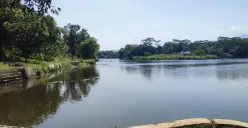 Situ Cikedal di Desa Karyautama, Kecamatan Cikedal, Pandeglang, yang tengah dibangun oleh Pemprov Banten. (Sumber: Poskota/Samsul Fatoni)