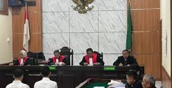 Sidang pembacaan nota pembelaan (pledoi) terdakwa berlangsung di Pengadilan Negeri Bandung, Jawa Barat, Kamis (23/7/2026). (Sumber: Istimewa)