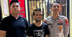 Tersangka pengedar narkoba saat akan dijebloskan ke dalam penjara. (Sumber: Satresnarkoba Polres Serang)