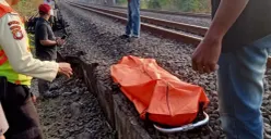 Wanita tewas tertabrak kereta di perlintasan KM 38 + 600 Citayam Bojonggede, RT 01/RW 05, Kelurahan Pabuaran, Kecamatan Bojonggede, Kabupaten Bogor, Minggu, 26 Juli 2026. (Sumber: Dok. Istimewa)