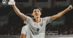 Mitchell Baker merayakan debut impresif bersama Timnas Indonesia usai mencetak tiga gol ke gawang Kamboja (Sumber: PSSI)