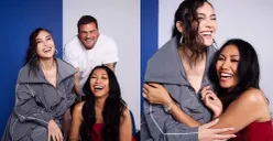 Potret Agnez Mo, Anggun dan Alan Ritchson. (Sumber: Instagram/@primevideo)