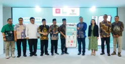 Peluncuran fitur Kalkulator Zakat dan Menu Baznas pada aplikasi LinkAja Syariah di gedung Baznas RI, Jakarta, Kamis, 30 Juli 2026. (Sumber: Dok. Istimewa)