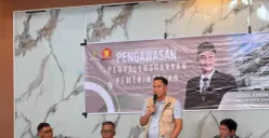 Anggota DPRD Jawa Barat, Abdul Karim, saat menyerap berbagai aspirasi masyarakat dalam kegiatan Pengawasan Penyelenggaraan Pemerintahan yang digelar di Aula Desa Sukamanah, Kecamatan Cugenang, Kabupaten Cianjur, Senin (6/7/2026). (Sumber: Istimewa)