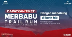 bank bjb menggelar Merbabu Trail Run 2026 di Sunsetfalls Garden & Resort, Magelang, Jawa Tengah pada 5-6 September 2026. (Sumber: Dok. Istimewa)
