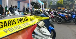 Barang bukti curanmor selama pelaksanaan Operasi Berantas Jaya 2026. (Sumber: Poskota/Ali Mansur)