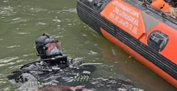 Proses pencarian korban tenggelam di Sungai Ciliwung, Lenteng Agung, Kecamatan Jagakarsa, Jakarta Selatan, Jumat, 31 Juli 2026. (Sumber: Dok. Basarnas)