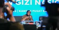 Kepala BGN, Nanik S. Deyang saat jumpa pers di Jakarta, Kamis, 4 Mei 2026. (Sumber: Dok. BGN)