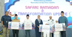 Kunjungan Direktur Utama Telkom Dian Siswarini (tengah) ke GraPARI Pahlawan Semarang. (Sumber: Istimewa)