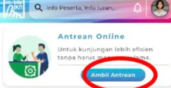Ilustrasi antrean mobile JKN BPJS Kesehatan. (Sumber: Istimewa)