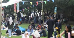Potret kampus ITB yang menjadi ruang kolaborasi bagi pelaku usaha kecil dan menengah (UMKM). (Sumber: Poskota/Gatot Poedji Utomo)