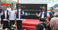 Perayaan Transjakarta sebagai Perseroan Terbatas (PT) ke-12 tahun. (Sumber: Dok. Transjakarta)